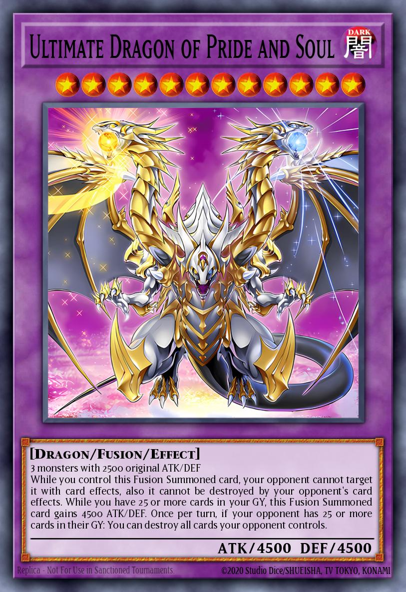 Ultimate Dragon of Pride and Soul Quarter Century Secret Rare ROTA-EN000 Rage of the Abyss Yugioh card