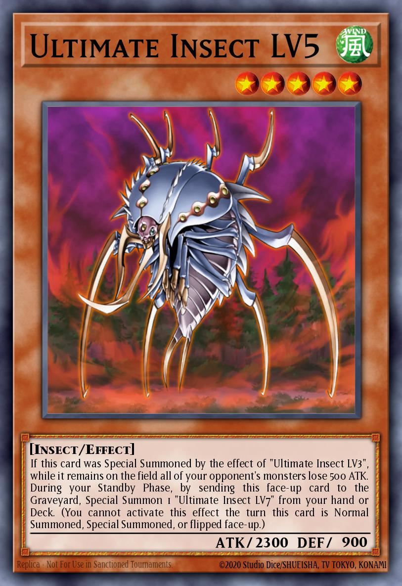 Ultimate Insect LV5 Rare DR3-EN127 Dark Revelation Volume 3 Yugioh card