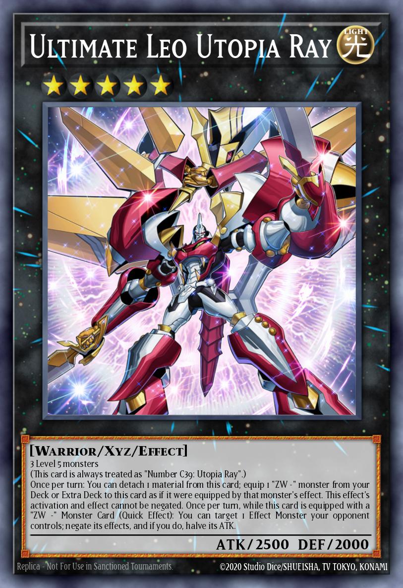 Ultimate Leo Utopia Ray Secret Rare BROL-EN027 Brothers of Legend Yugioh card