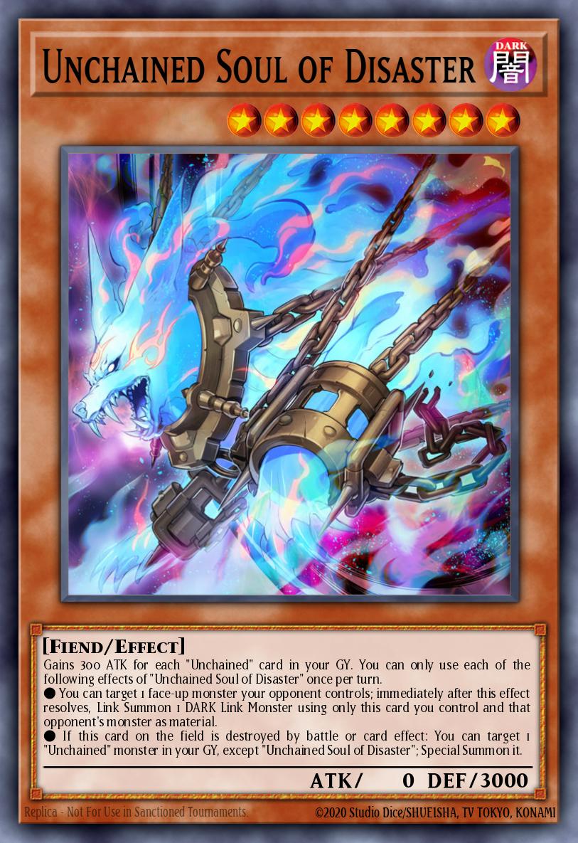Unchained Soul of Disaster Super Rare MP20-EN154 2020 Tin of Lost Memories Mega Pack Yugioh card