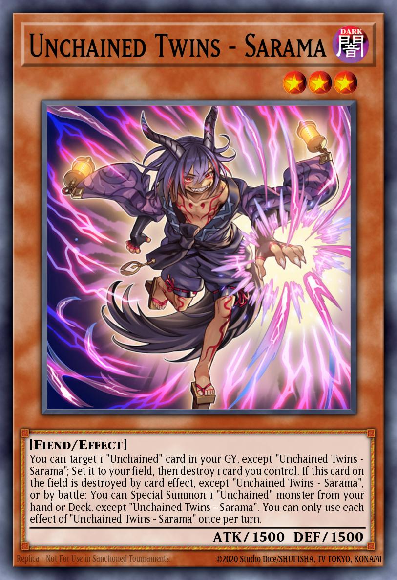 Unchained Twins - Sarama Common ETCO-EN029 Eternity Code Yugioh card