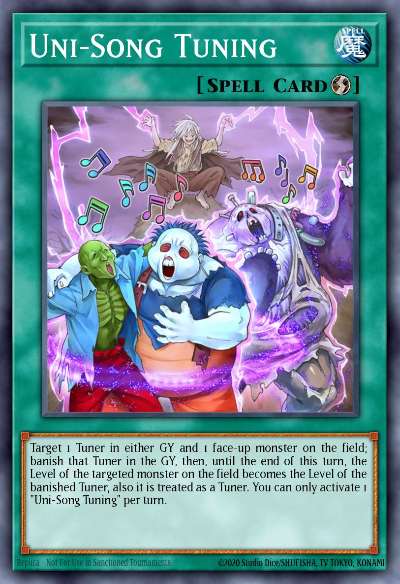 Uni-Song Tuning Common SAST-EN066 Savage Strike Yugioh card
