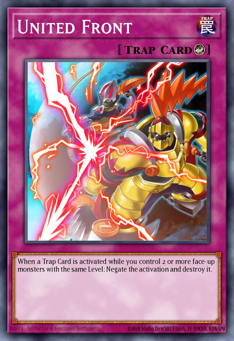 United Front Rare GENF-EN075 Generation Force Yugioh card