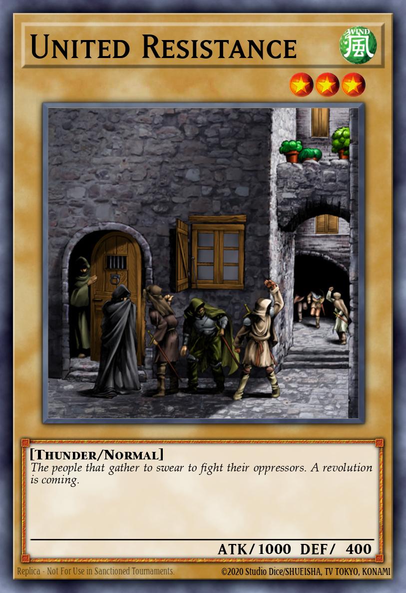 United Resistance Common DR1-EN058 Dark Revelation Volume 1 Yugioh card