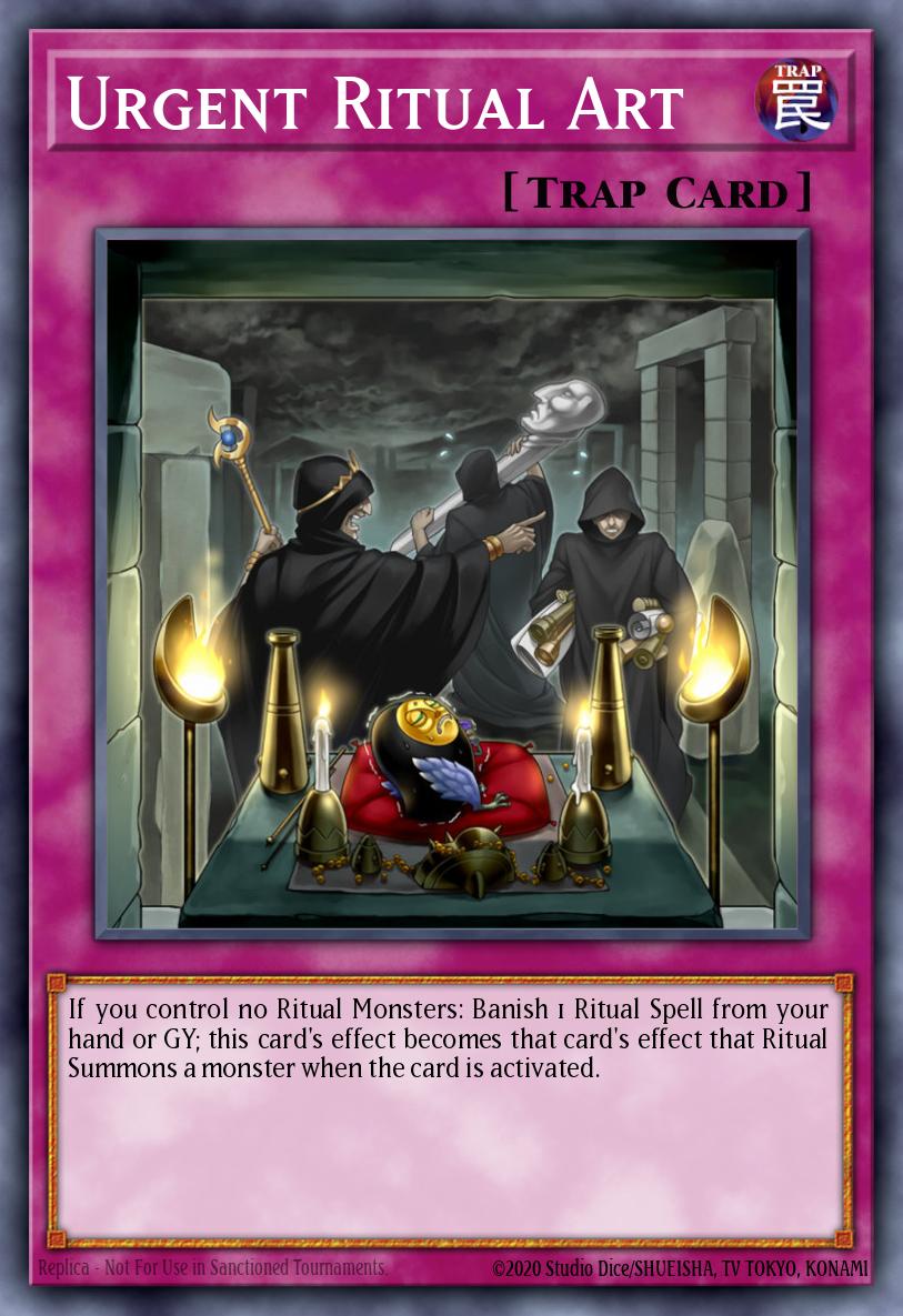 Urgent Ritual Art Secret Rare DOCS-EN078 Dimension of Chaos Yugioh card