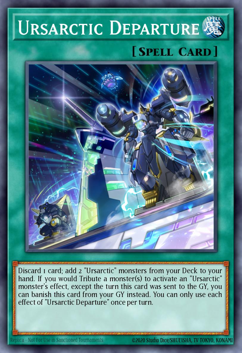 Ursarctic Departure Super Rare ANGU-EN036 Ancient Guardians Yugioh card
