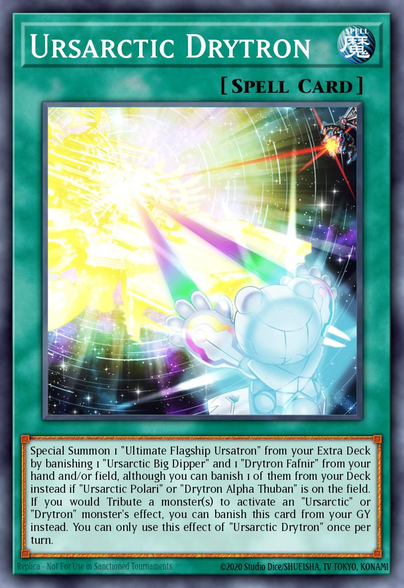 Ursarctic Drytron Common BODE-EN066 Burst of Destiny Yugioh card