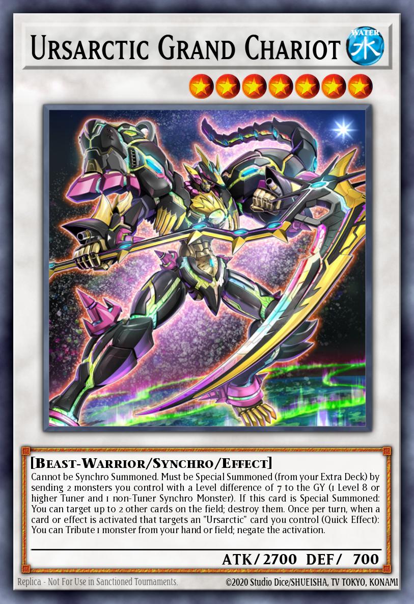 Ursarctic Grand Chariot Collector's Rare ANGU-EN035 Ancient Guardians Yugioh card