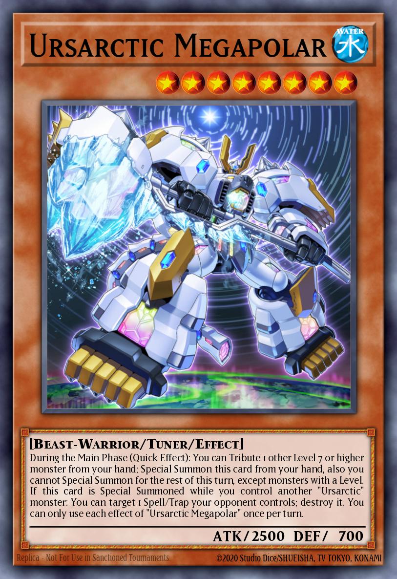 Ursarctic Megapolar Rare ANGU-EN030 Ancient Guardians Yugioh card