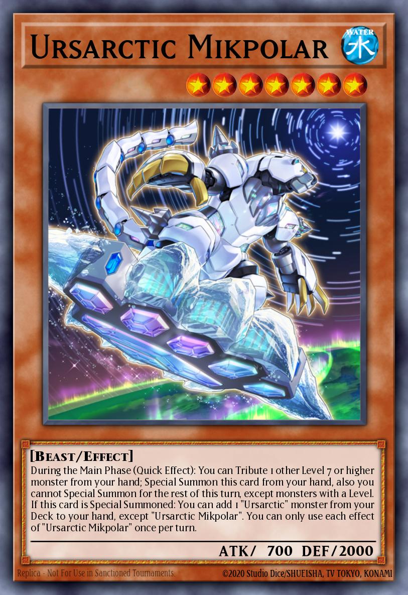 Ursarctic Mikpolar Super Rare ANGU-EN027 Ancient Guardians Yugioh card