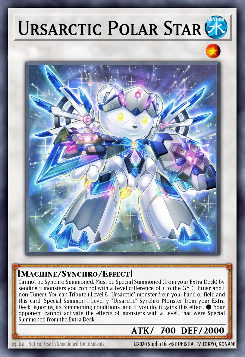 Ursarctic Polar Star Ultra Rare MP24-EN220 25th Anniversary Tin Dueling Mirrors Yugioh card