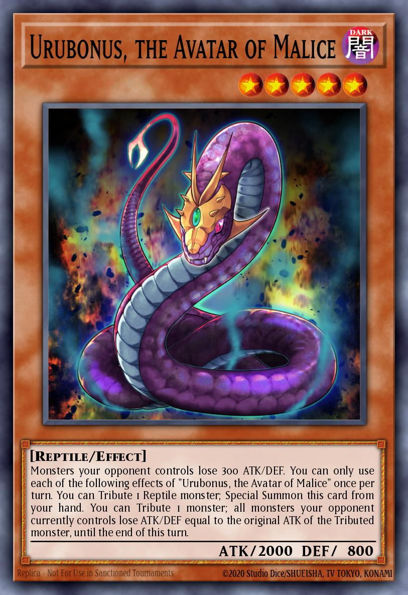 Urubonus the Avatar of Malice Ultra Rare BLMR-EN020 Battles of Legend Monstrous Revenge Yugioh card