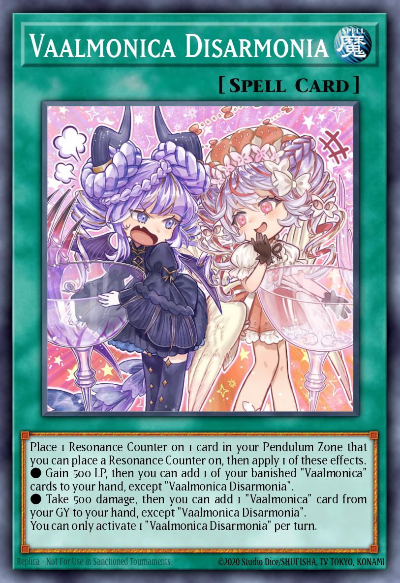 Vaalmonica Disarmonia Common LEDE-EN066 Legacy of Destruction Yugioh card