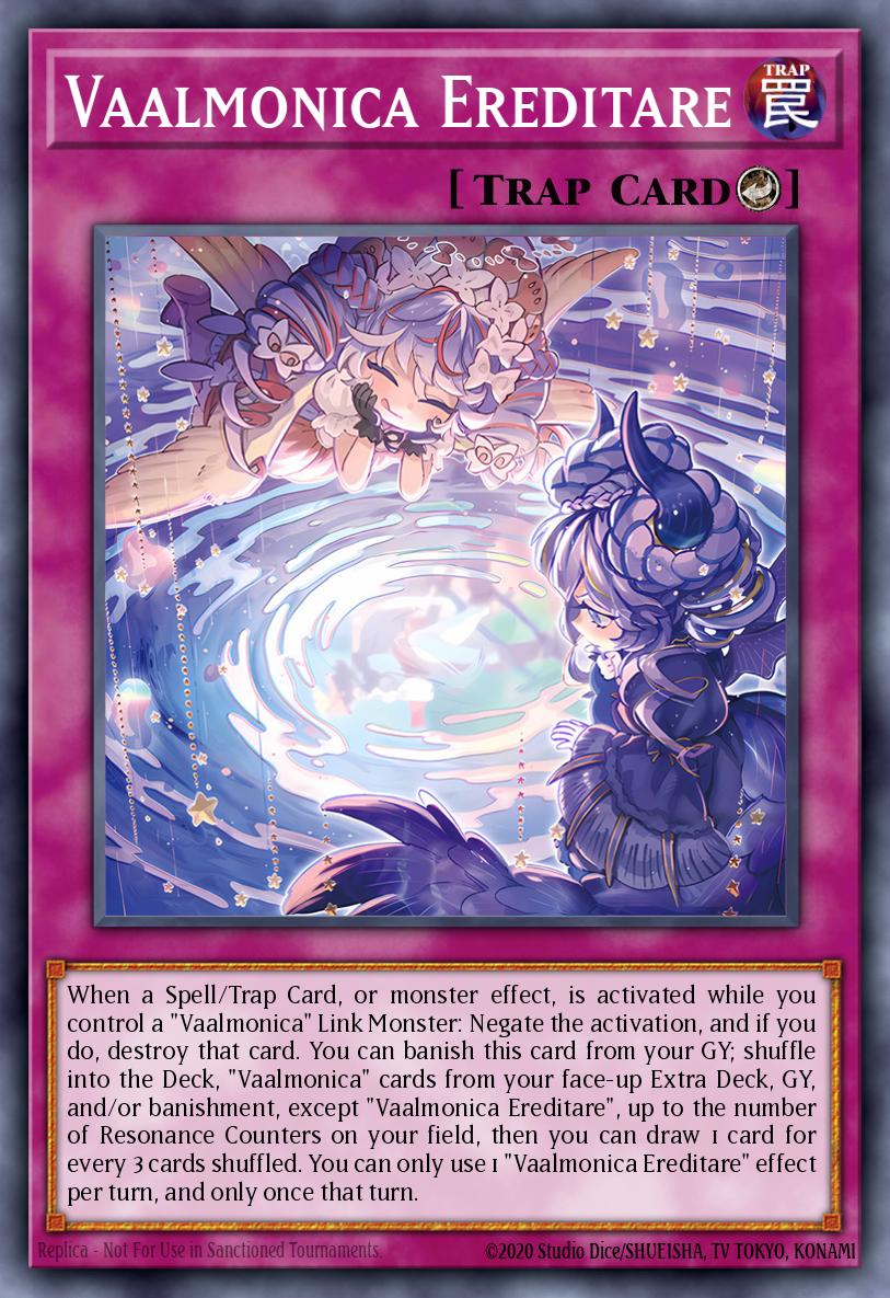 Vaalmonica Ereditare Common ROTA-EN078 Rage of the Abyss Yugioh card