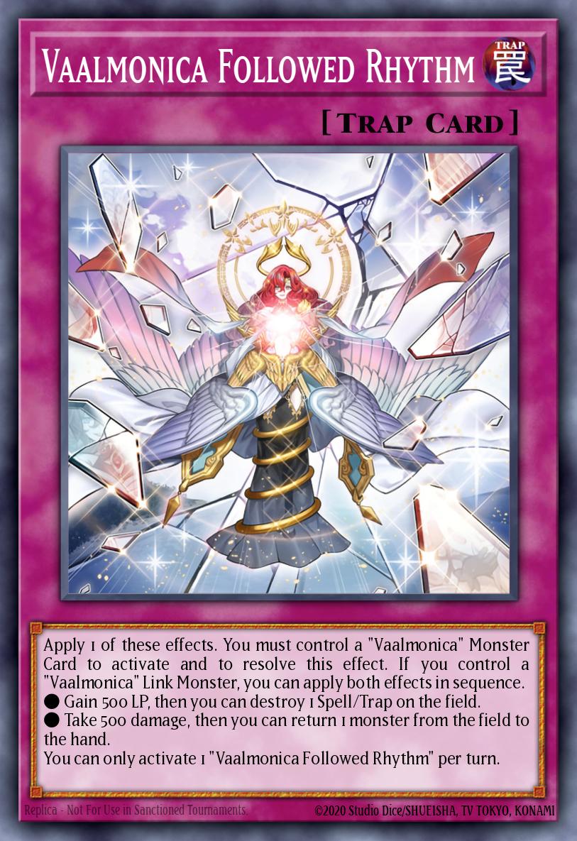 Vaalmonica Followed Rhythm Super Rare VASM-EN039 Valiant Smashers Yugioh card