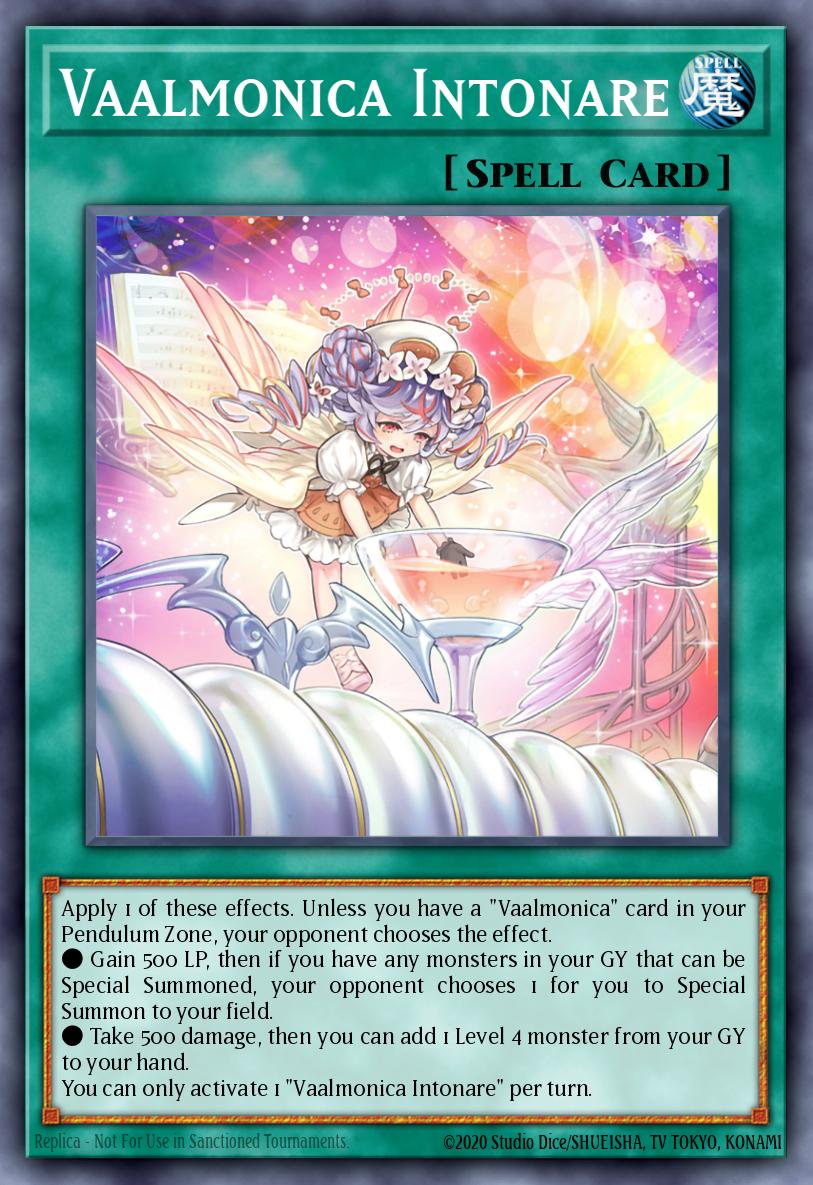 Vaalmonica Intonare Super Rare VASM-EN038 Valiant Smashers Yugioh card