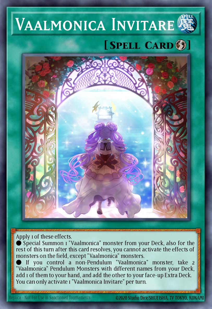 Vaalmonica Invitare Common LEDE-EN065 Legacy of Destruction Yugioh card