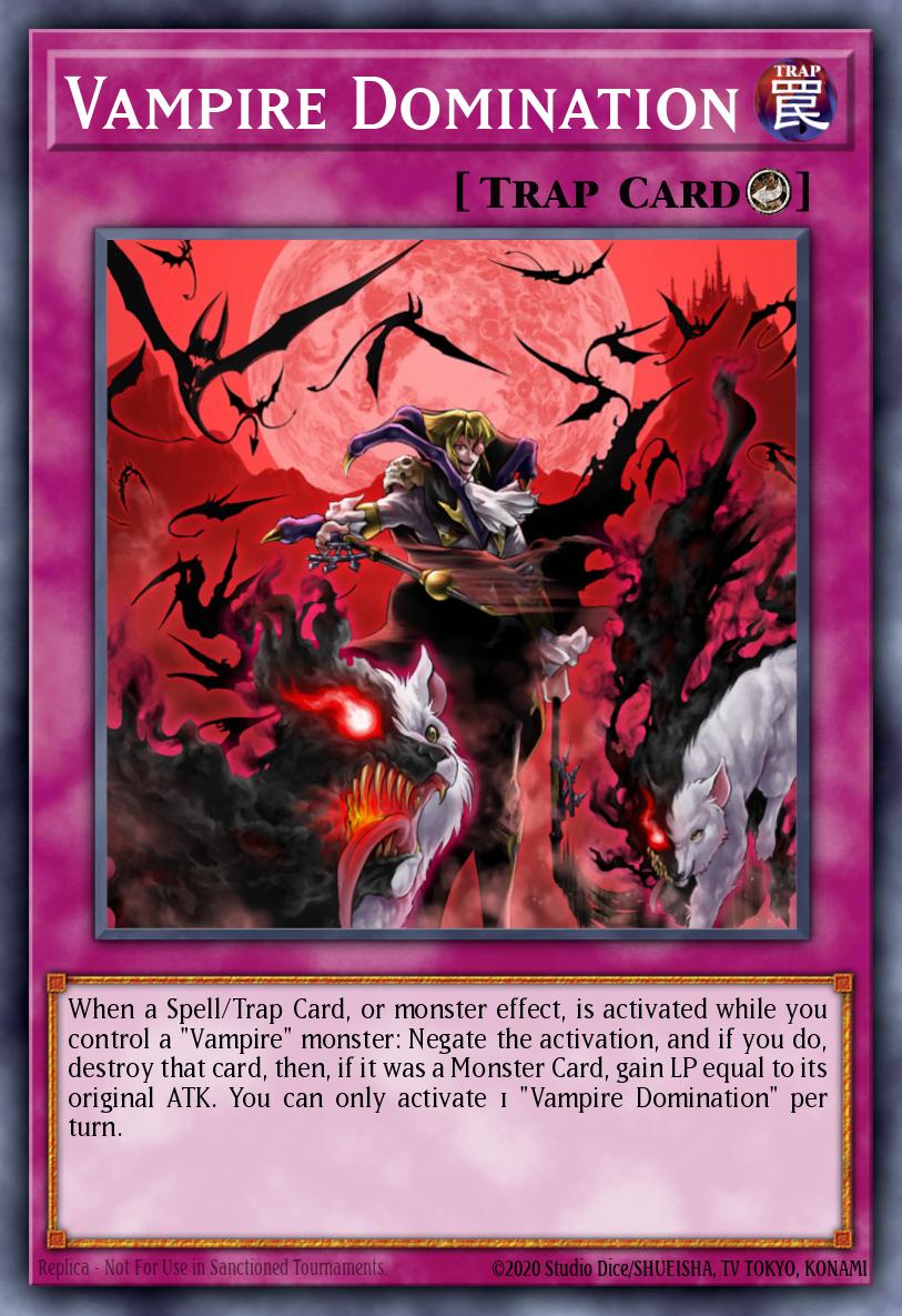 Vampire Domination Common MP19-EN243 2019 Gold Sarcophagus Tin Mega Pack Yugioh card
