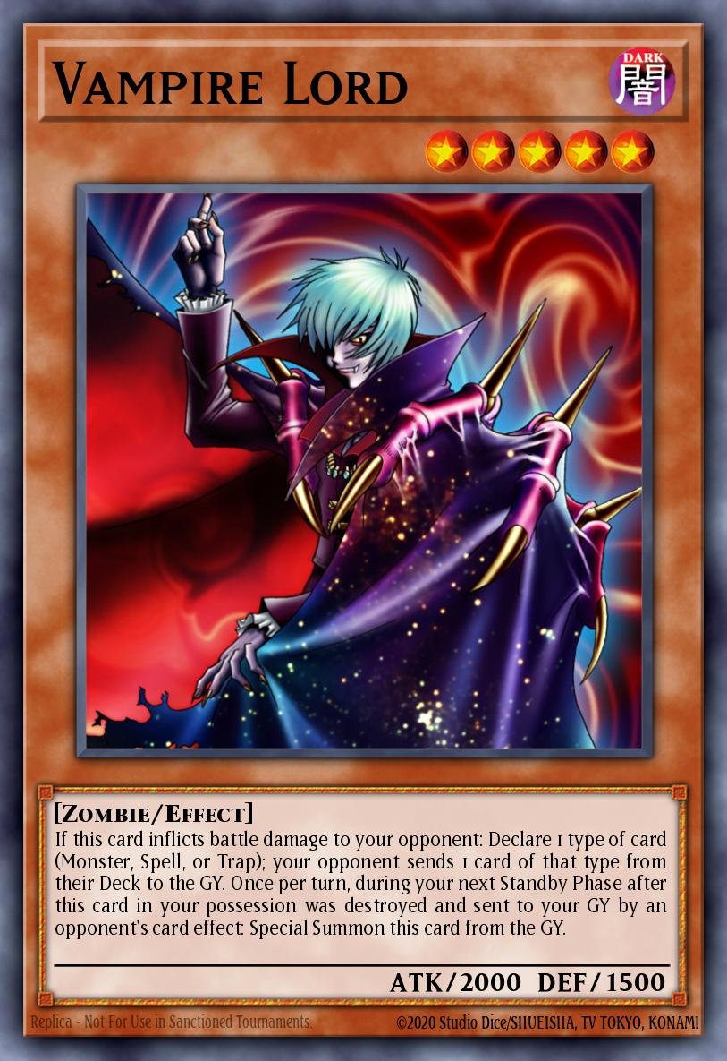 Vampire Lord Secret Rare BLGG-EN004 Battles of Legend: Glorious Gallery Yugioh card