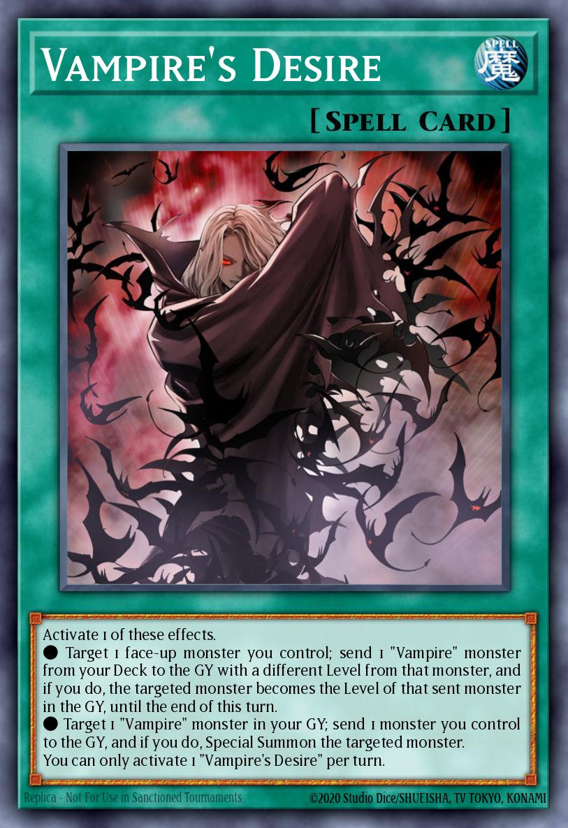 Vampires Desire Common MP19-EN240 2019 Gold Sarcophagus Tin Mega Pack Yugioh card
