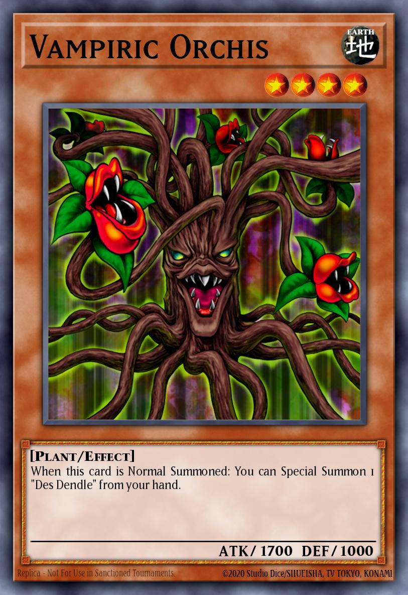 Vampiric Orchis Common DR1-EN069 Dark Revelation Volume 1 Yugioh card