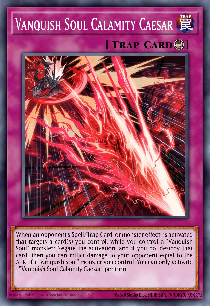 Vanquish Soul Calamity Caesar Rare WISU-EN027 Wild Survivors Yugioh card