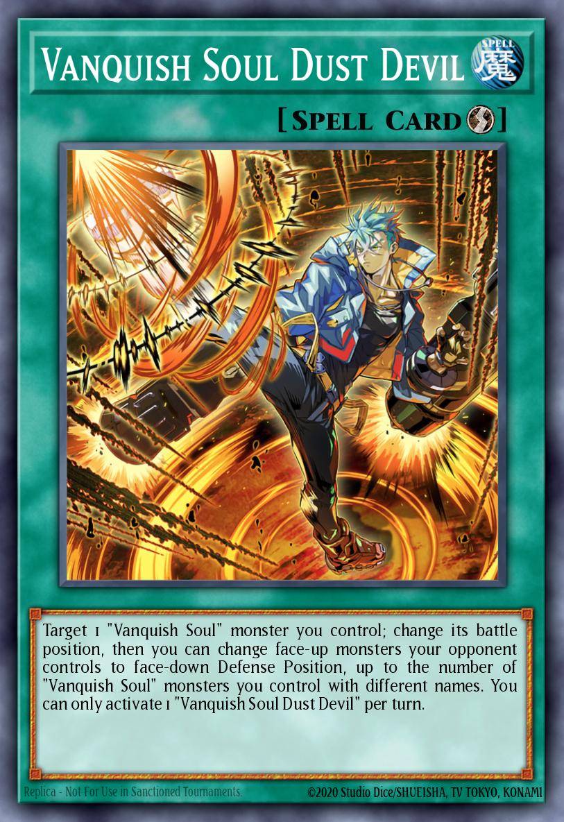 Vanquish Soul Dust Devil Super Rare WISU-EN024 Wild Survivors Yugioh card