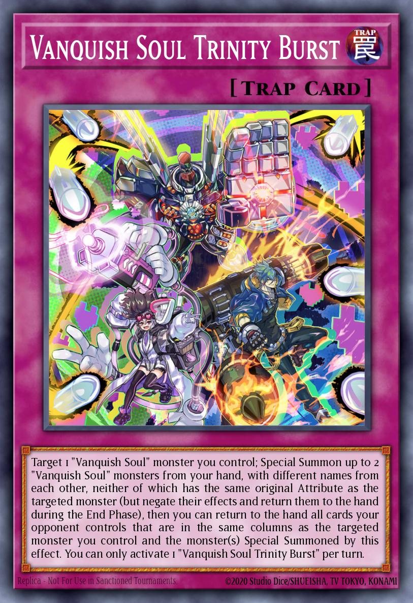 Vanquish Soul Trinity Burst Super Rare WISU-EN026 Wild Survivors Yugioh card