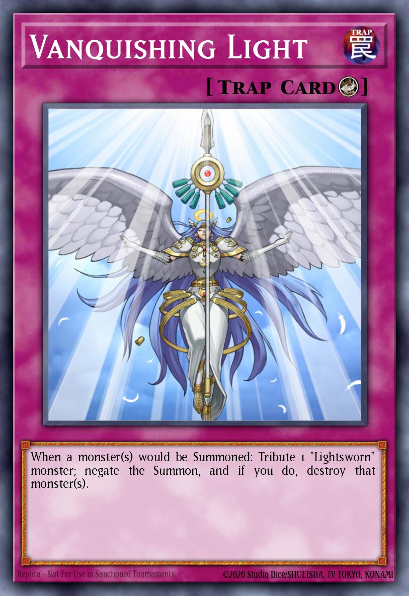 Vanquishing Light Super Rare LODT-EN089 Light of Destruction Yugioh card
