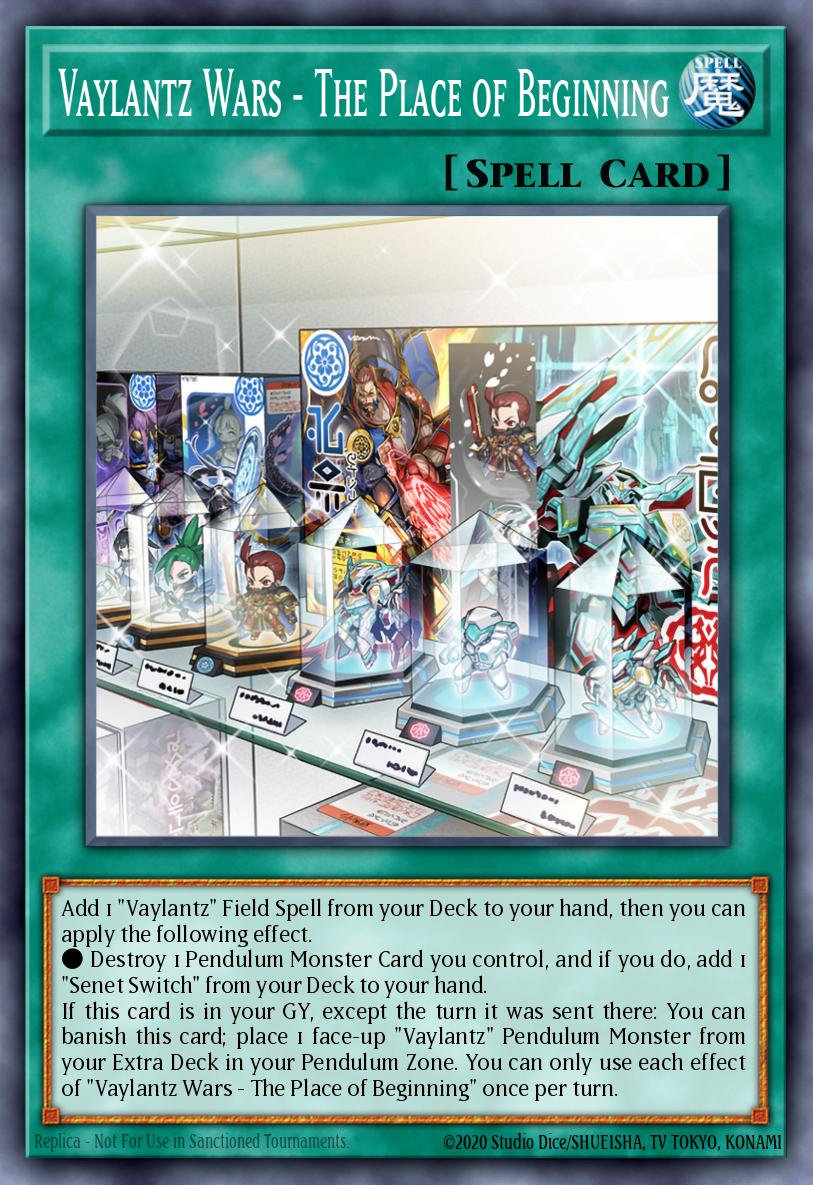 Vaylantz Wars - The Place of Beginning Collector's Rare TAMA-EN011 Tactical Masters Yugioh card