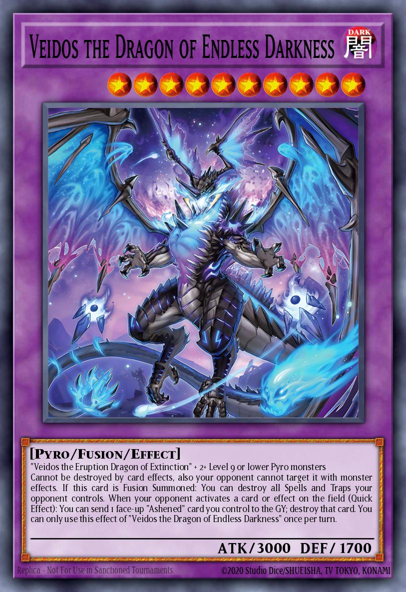 Veidos the Dragon of Endless Darkness Common MP25-EN373 2025 Mega-Pack Tin Yugioh card