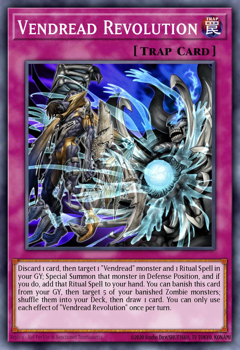 Vendread Revolution Super Rare EXFO-EN085 Extreme Force Yugioh card