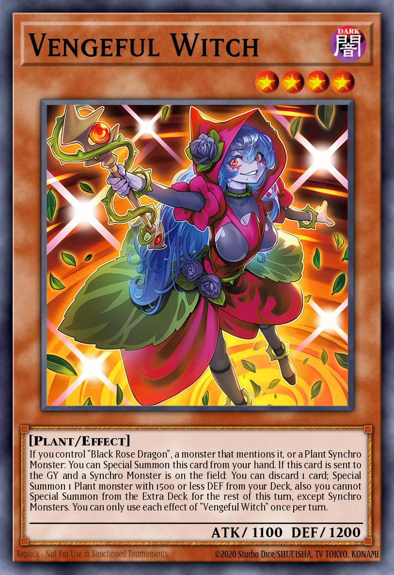 Vengeful Witch Super Rare DOOD-EN004 Doom of Dimensions Yugioh card