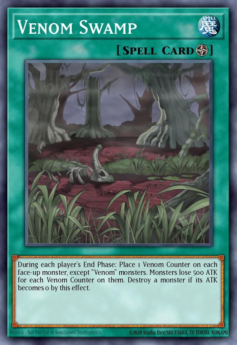 Venom Swamp Common LCGX-EN216 Legendary Collection 2 The Duel Academy Years Mega Pack Yugioh card