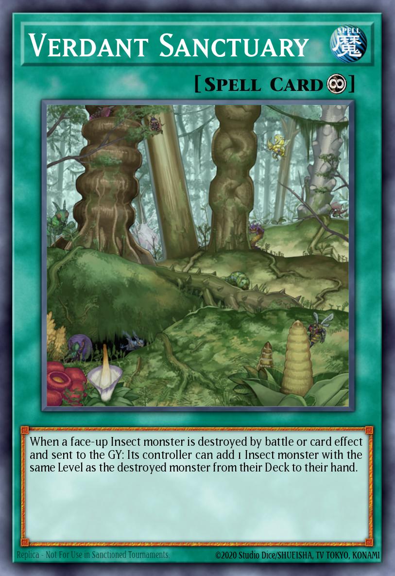 Verdant Sanctuary Common CRMS-EN060 Crimson Crisis Yugioh card
