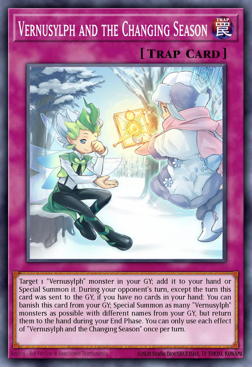 Vernusylph and the Changing Season Common POTE-EN074 Power of the Elements Yugioh card