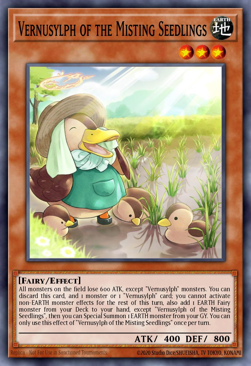 Vernusylph of the Misting Seedlings Super Rare DABL-EN026 Darkwing Blast Yugioh card