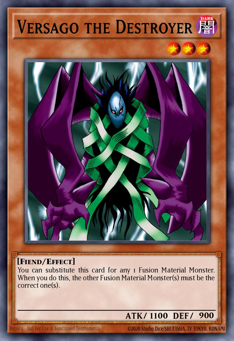 Versago the Destroyer Common GLD4-EN006 Gold Series 4 Pyramids Edition Yugioh card