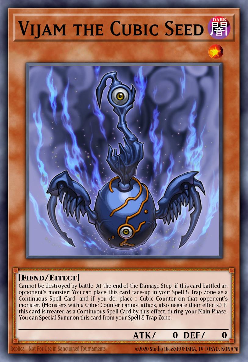 Vijam the Cubic Seed Ultra Rare MVP1-EN032 Yu-Gi-Oh! The Dark Side of Dimensions Movie Pack Yugioh card