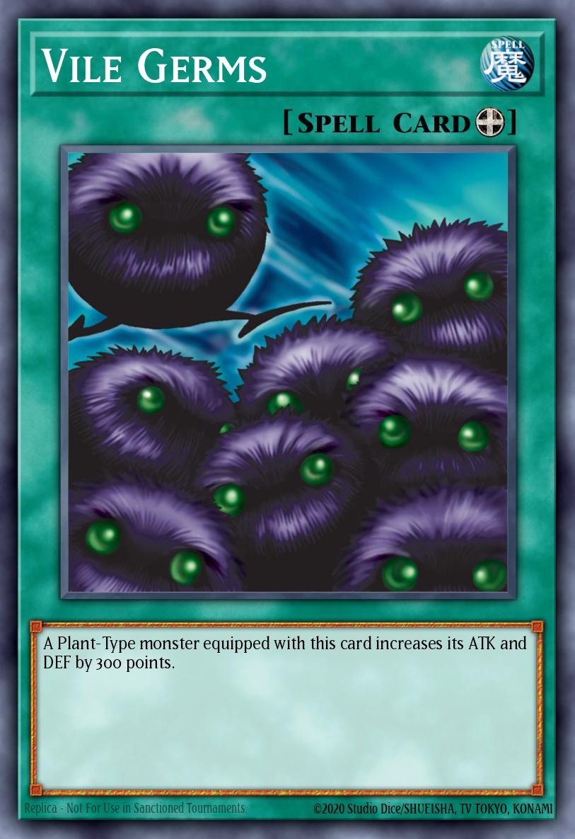 Vile Germs Short Print LOB-090 Legend of Blue Eyes White Dragon Yugioh card