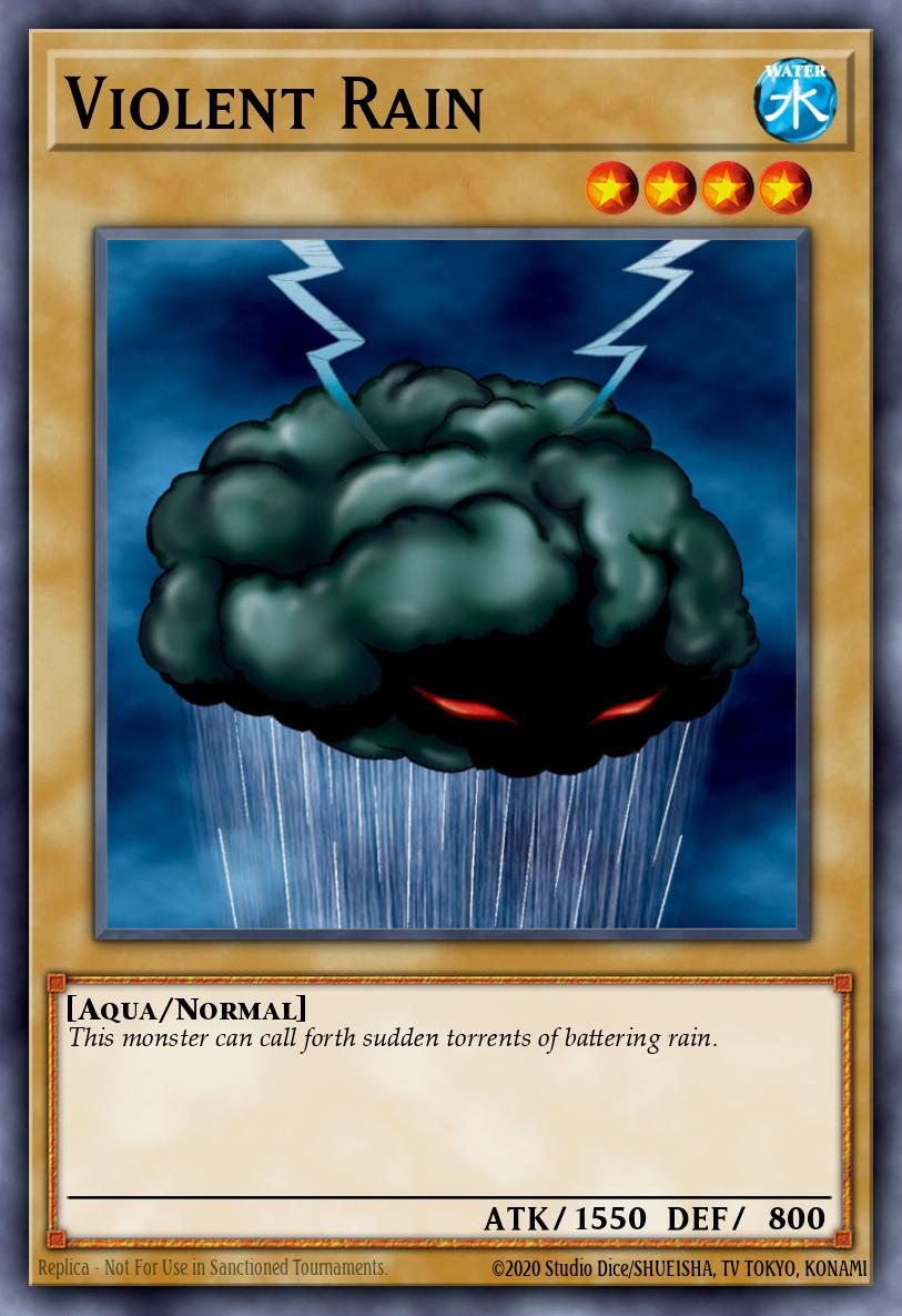 Violent Rain Common TP8-EN015 Tournament Pack 8 Yugioh card