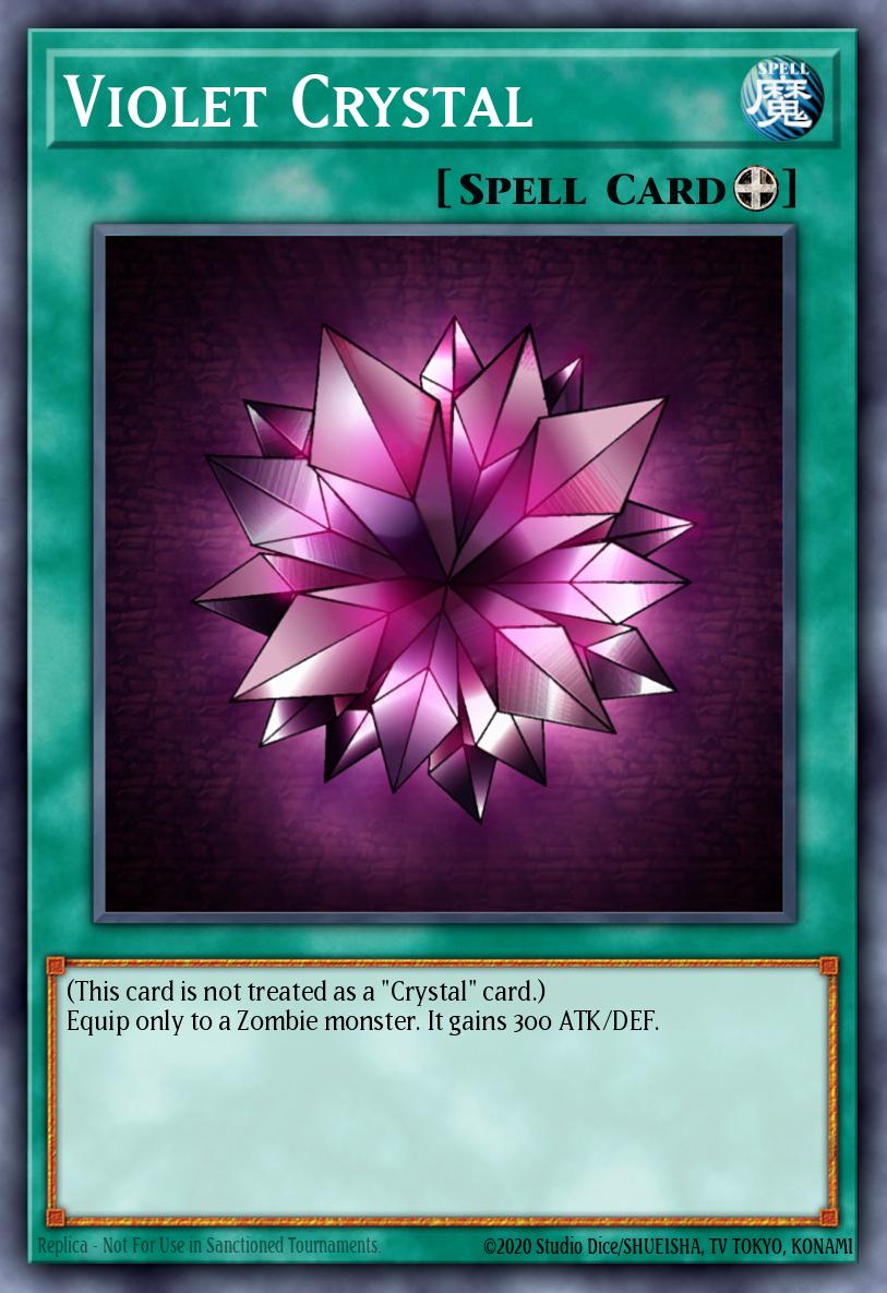 Violet Crystal Short Print LOB-042 Legend of Blue Eyes White Dragon Yugioh card