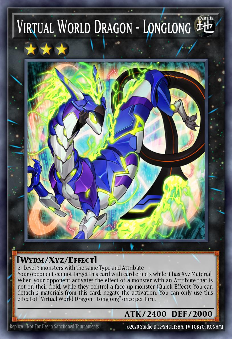 Virtual World Dragon - Longlong Rare MP21-EN222 2021 Tin of Ancient Battles Yugioh card