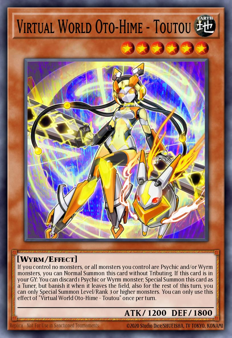Virtual World Oto-Hime - Toutou Rare MP22-EN055 2022 Tin of the Pharaohs Gods Yugioh card