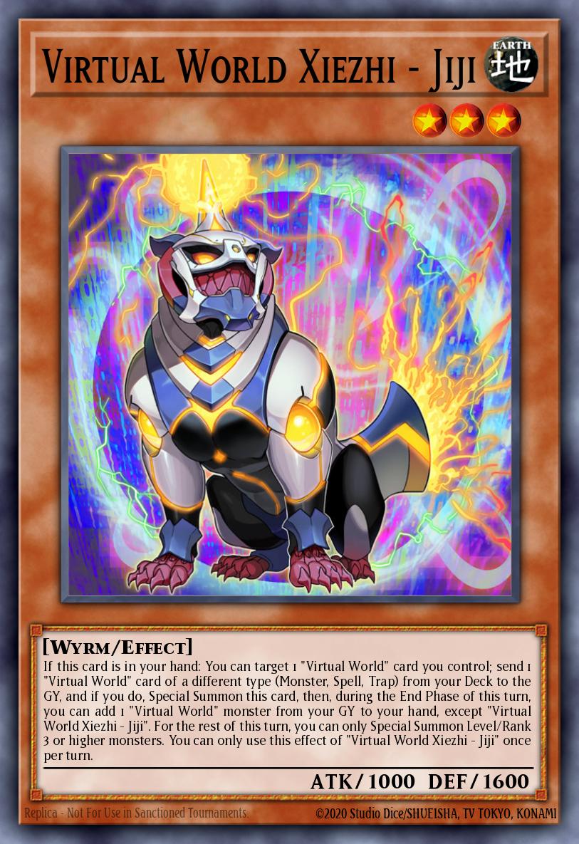 Virtual World Xiezhi - Jiji Ultra Rare MP21-EN175 2021 Tin of Ancient Battles Yugioh card