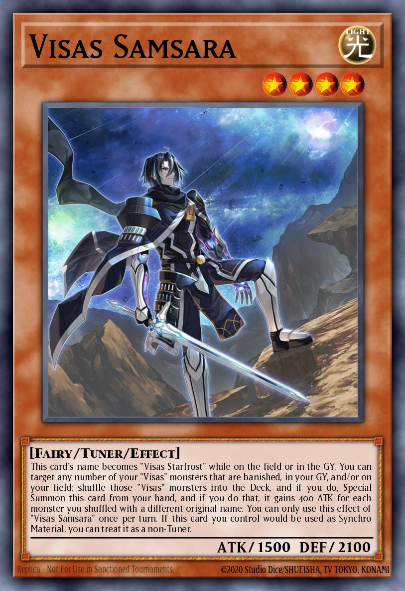 Visas Samsara Prismatic Secret Rare MP24-EN108 25th Anniversary Tin Dueling Mirrors Yugioh card