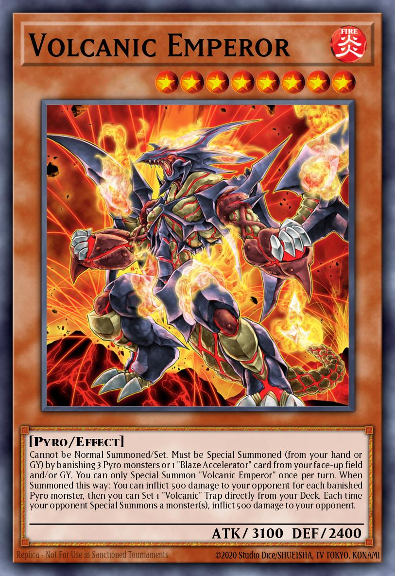Volcanic Emperor Ultra Rare LD10-EN018 Legendary Duelists Soulburning Volcano Yugioh card
