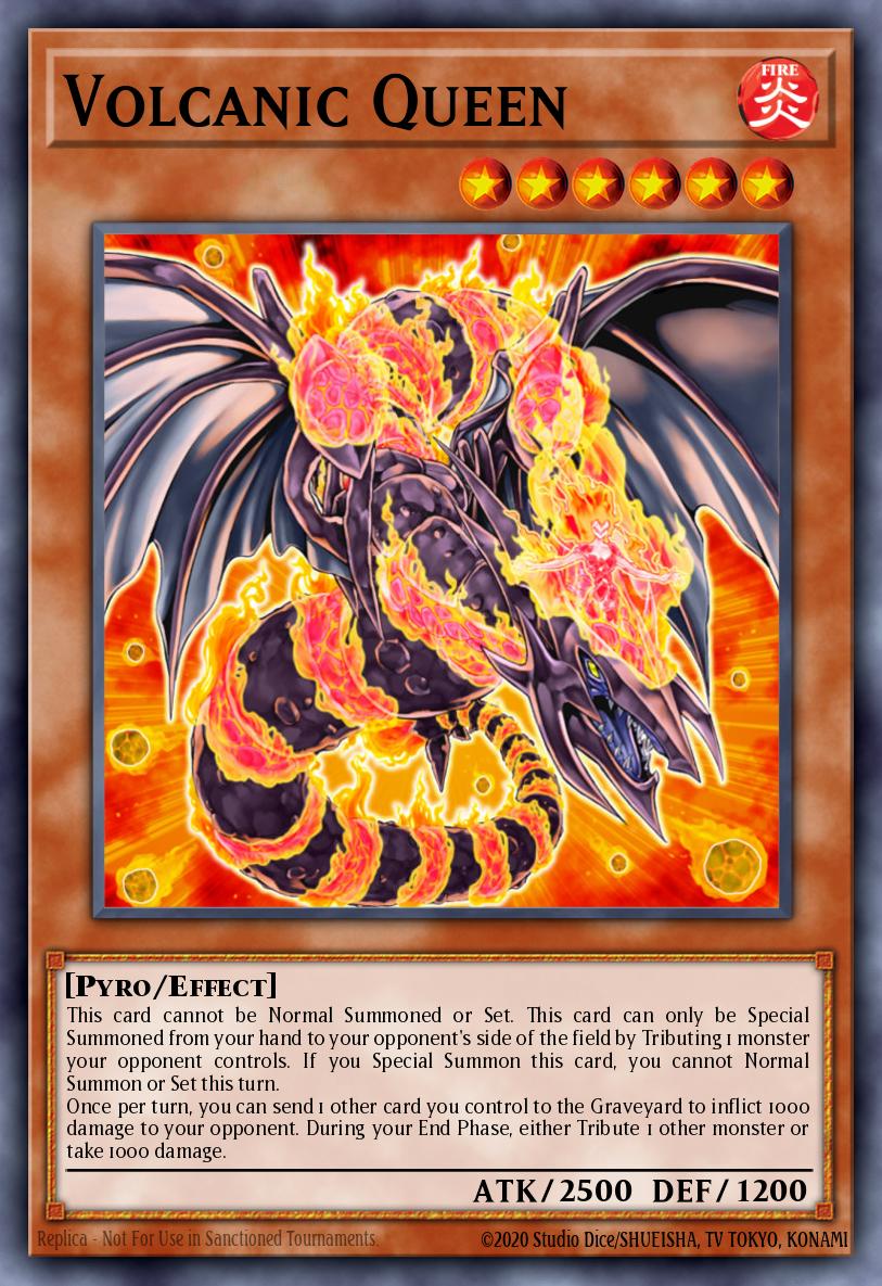 Volcanic Queen Common LD10-EN028 Legendary Duelists Soulburning Volcano Yugioh card