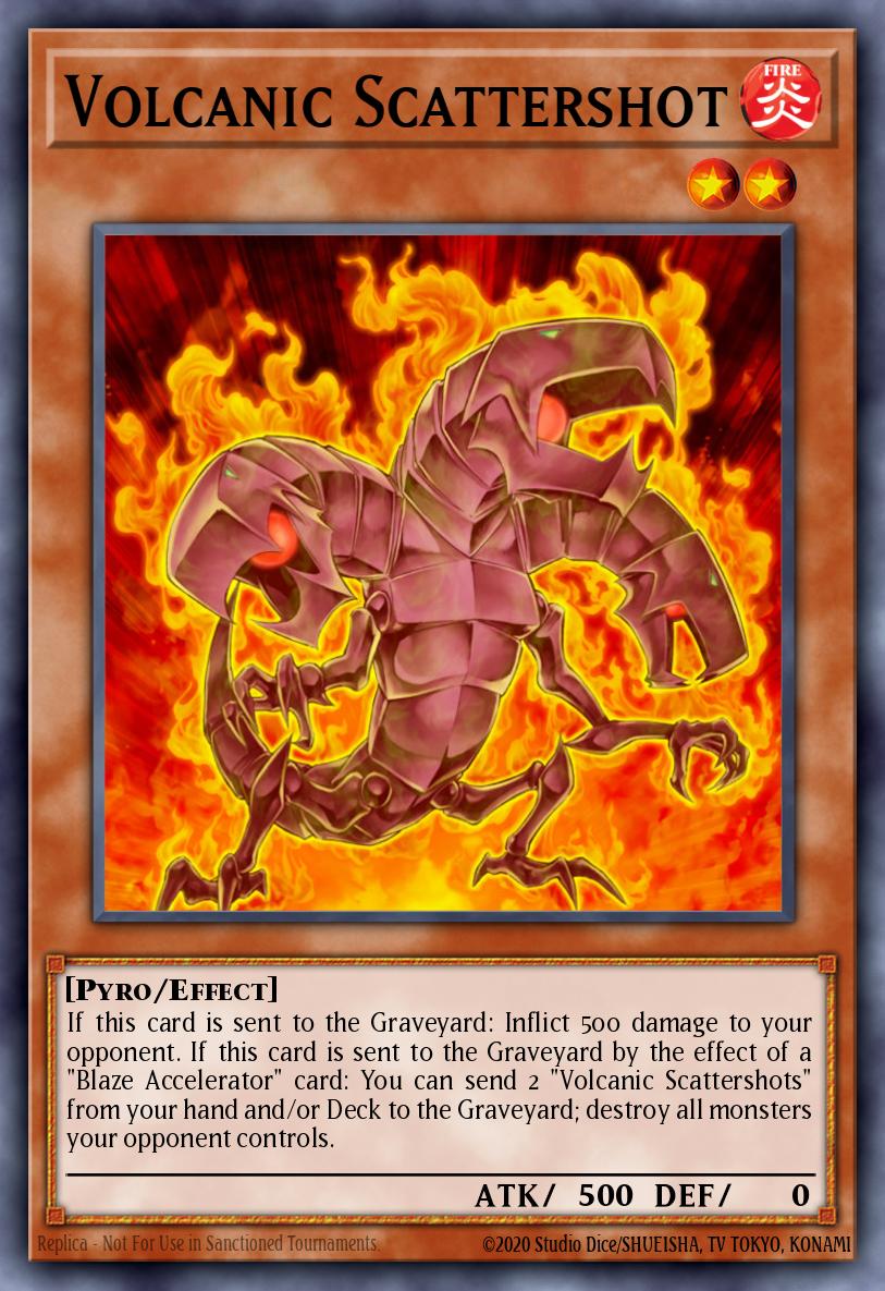 Volcanic Scattershot Common AP07-EN017 Astral Pack Seven Yugioh card