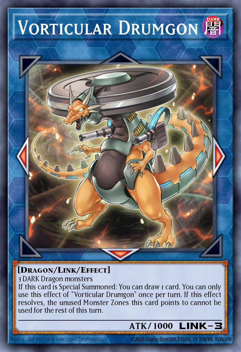 Vorticular Drumgon Common MP19-EN104 2019 Gold Sarcophagus Tin Mega Pack Yugioh card